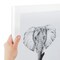 ArtToFrames 8x10 Inch Picture Frame, This 1.25 Inch Custom MDF Poster Frame is Available in Multiple Colors, Great for Your Art or Photos - Comes with Regular Glass and Corrugated Backing (WOM46-8x10)